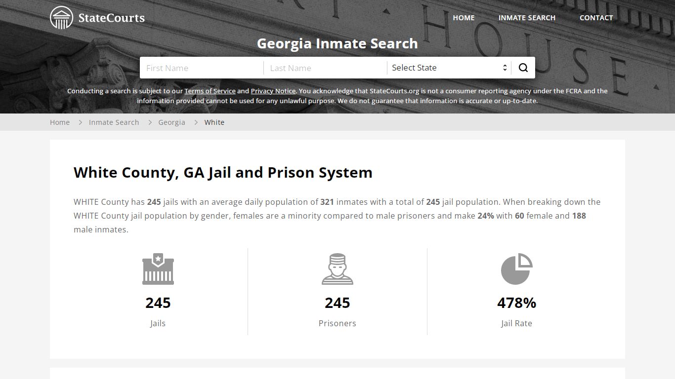 White County, GA Inmate Search - StateCourts